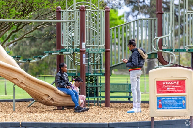 Tucked beneath tall trees and open skies, the King-Lincoln Park playground is where the neighborhood comes to play.