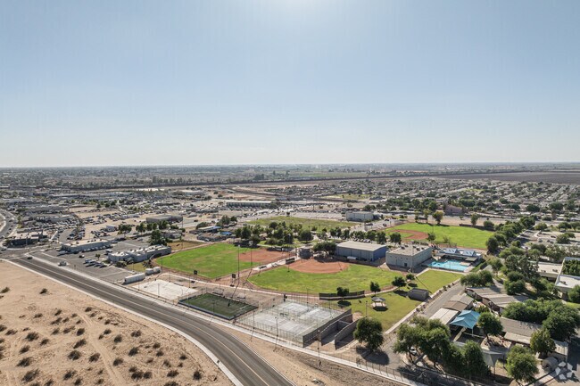 Locals go to San Luis Aquatic Center to learn how to swim.