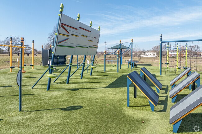 A unique feature of Heritage Park is the advanced obstacle course.
