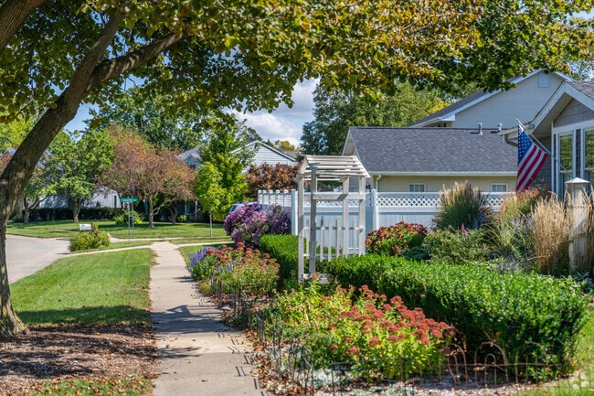 Lush landscaping is found throughout Cherry Hills.