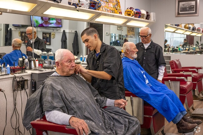 Phillipsburg's locals get their buzz cuts and trims at Mall Barber Shop.