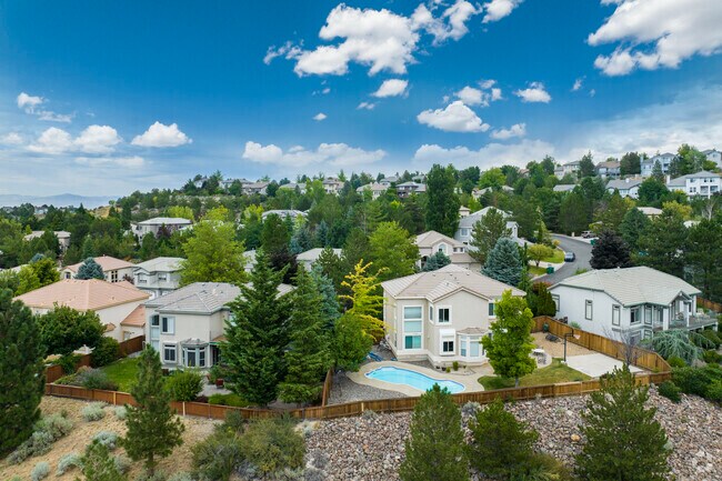 Juniper Trails has tremendous tree growth, making it nearly invisible from the highway.
