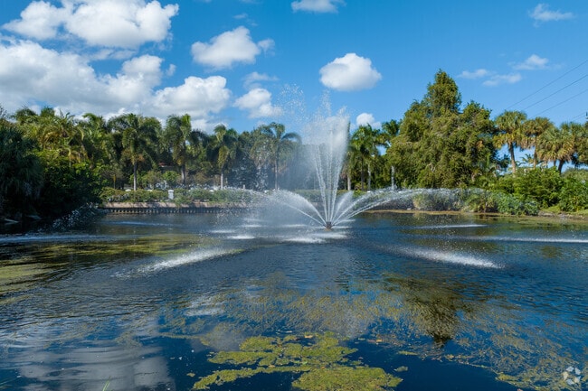 Fountains adorn the Wynmoor enclave in Coconut Creek.