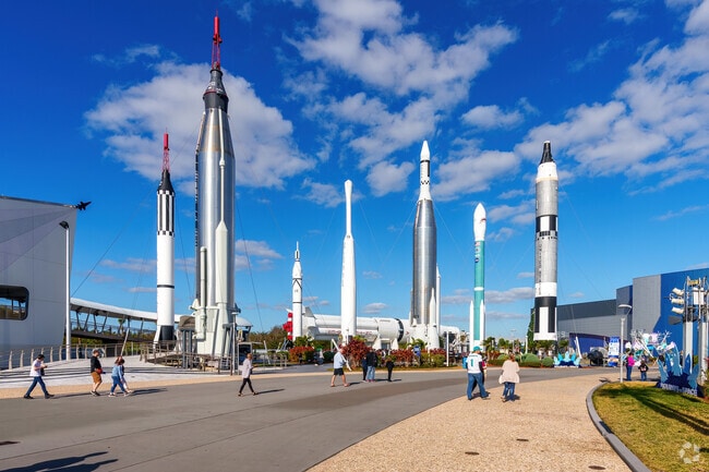 Titusville is located across the Indian River from NASA's Kennedy Space Center.