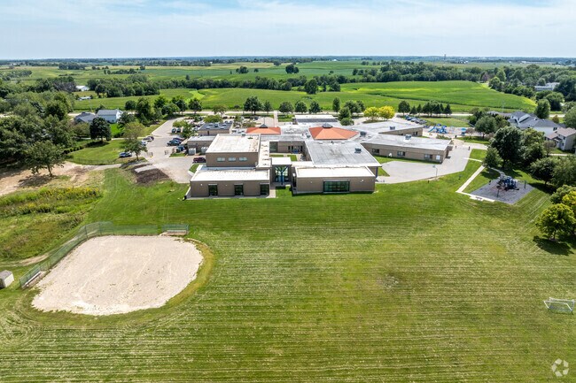 Ample green space allows Weber Elementary students to enjoy recess and PE classes.