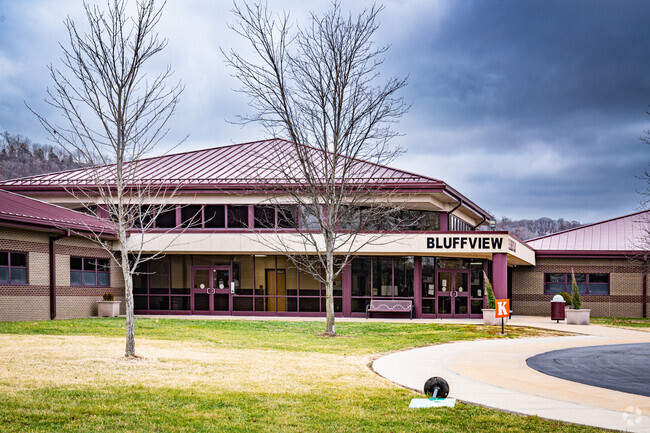 Bluffview Elementary prepares students for future success through a comprehensive curriculum.