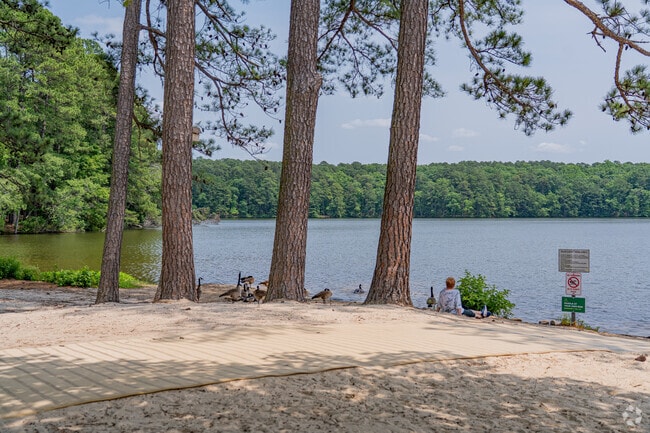 Avent West families enjoy a range of outdoor activities at Lake Johnson Park.