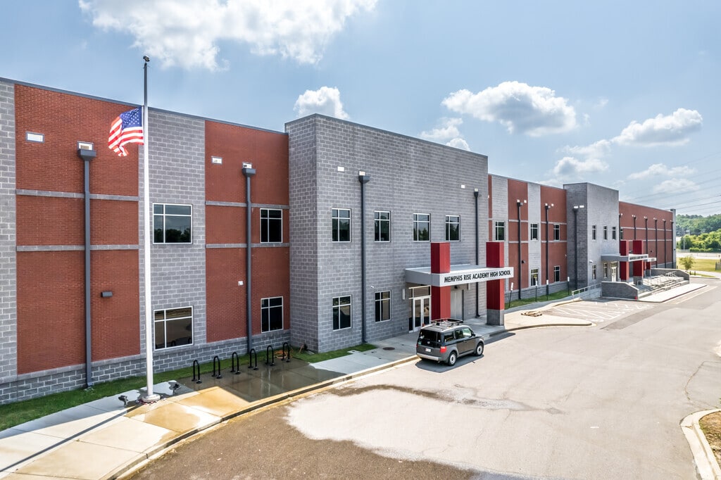 The Memphis Rise Academy is a public charter school in the Bartlett neighborhood.