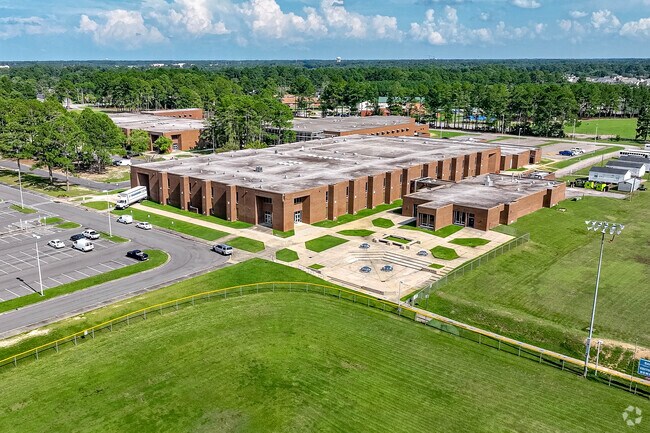 There is a common area at Westover High School for students to relax and socialize.