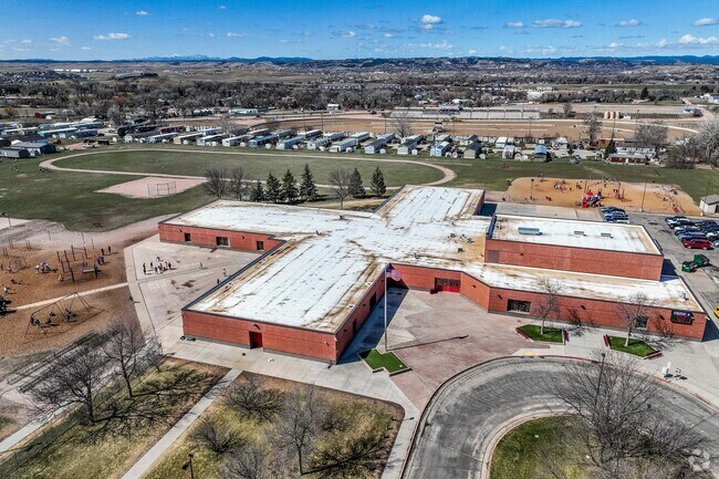 Rapid Valley Elementary School offers a large campus for students in Rapid Valley.