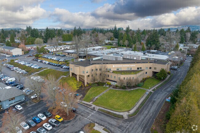Providence Milwaukie Hospital sits on the south west corner of the Ardenwald neighborhood.