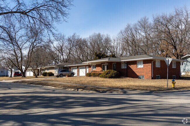 Midcentury ranch homes are a common sight throughout Pella.