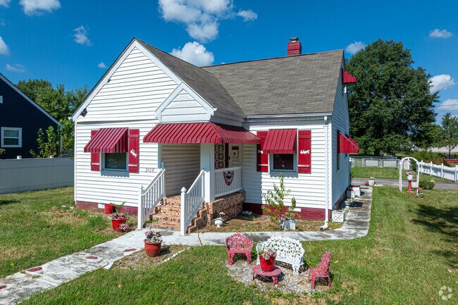 Beautifully remodeled cottage homes are part of the Eastview neighborhood.