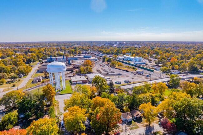 Decatur is known for its manufacturing, and Hess Park contains some of the largest warehouses.