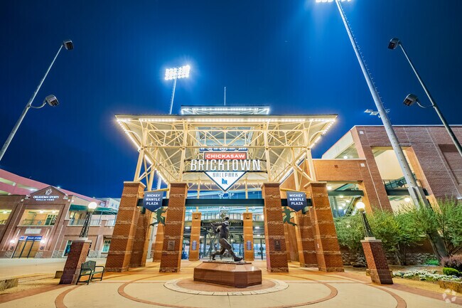 Windsor Highland residents can enjoy games at Chickasaw Bricktown Ballpark, 8 miles away.