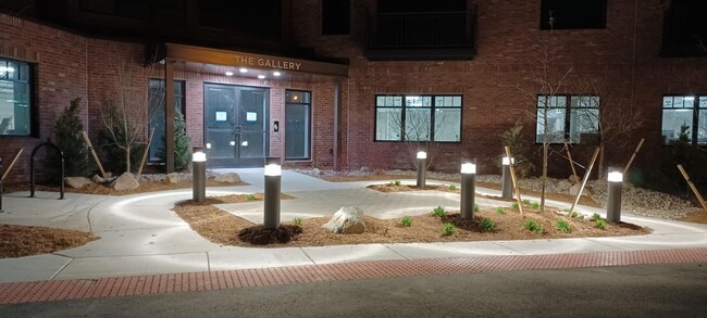 NIGHTTIME ENTRY VIEW