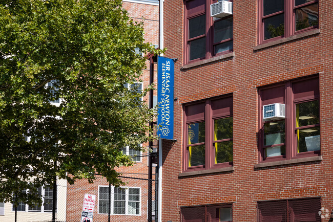 Sporty kids will love attending Sir Isaac Newton Elementary School, Newark, NJ.