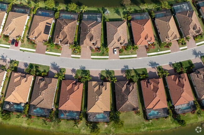 Most of the homes in Bonita National in Bonita Springs have private pools.