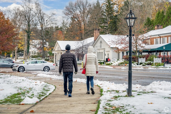 Gates Mills' boasts a small, charming, and walkable downtown area.