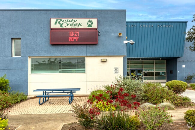 The sign of the Reidy Creek Elementary School in Escondido.
