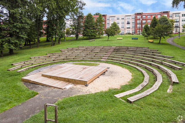 James Bunn amphitheater is the place for community events at Oxon Run Park Washington Highlands.
