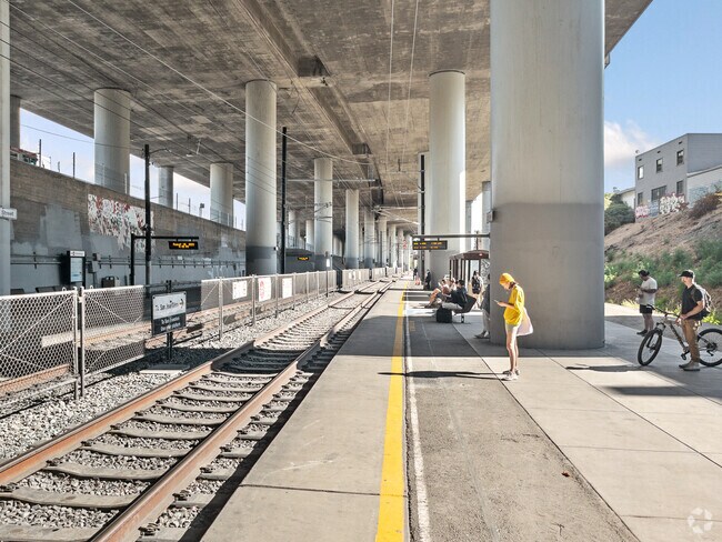 Jump on a train at the Cal Train Station on 22nd Street in Potrero.
