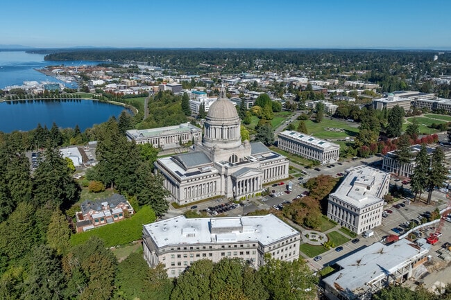North East Olympia is located just a few miles north of the State Capitol Building.