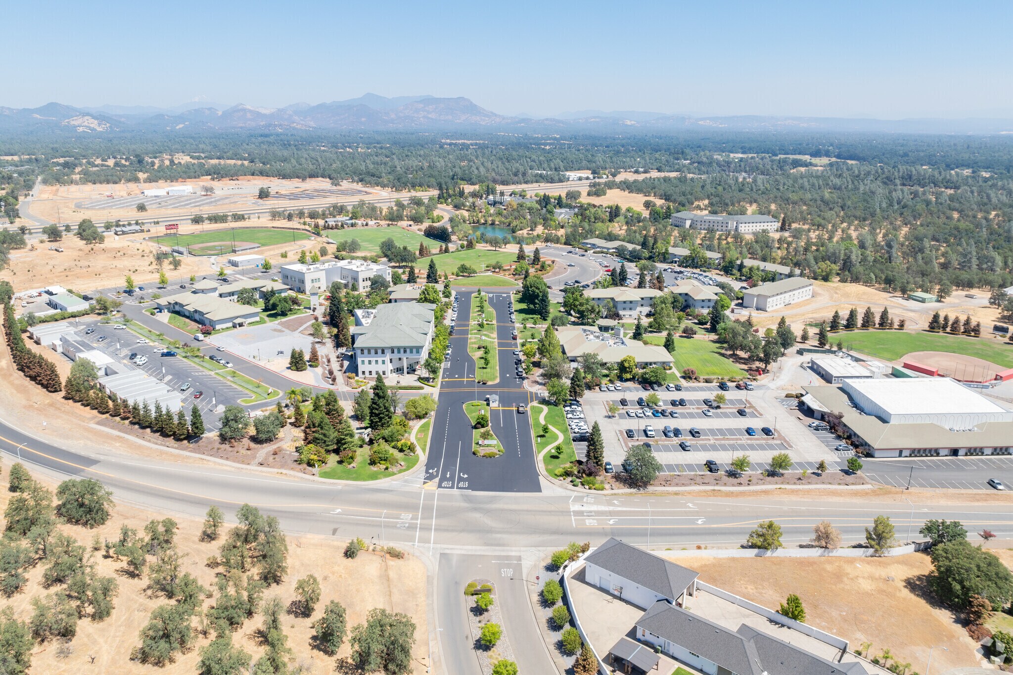 Simpson University is a major draw to this neighborhood bringing  students and faculty.