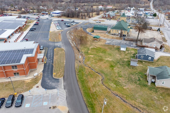 The area around Henryville Elementary School is predominately rural.