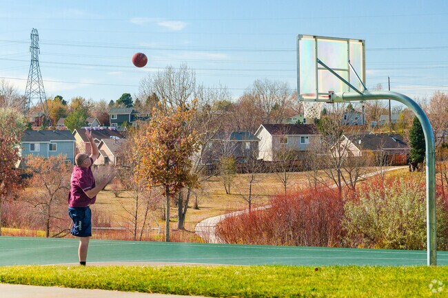 Spring Creek Park in Aurora is a great spot to play some basketball.