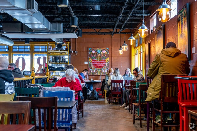 Old Crown Coffee Roasters is a great place to hang with friends and enjoy great coffee and food