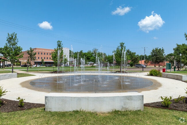 On hot summer days, the splash pad in Court Square Park in downtown Helena-West Helena is a fantastic place to cool off.
