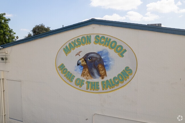 Maxson Elementary is the home of the Falcons.