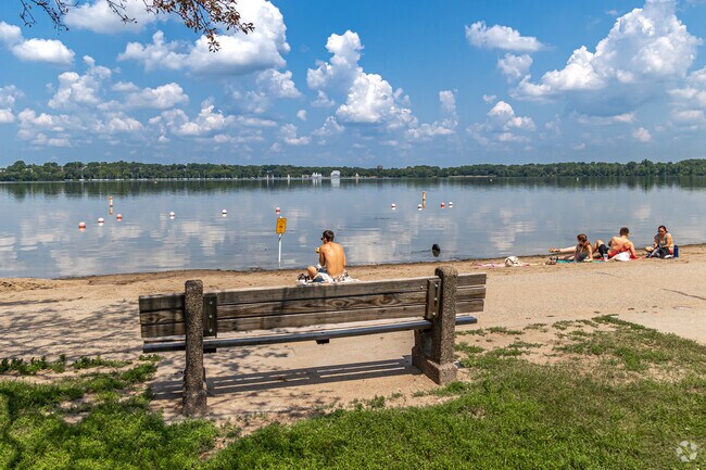 Lake Harriet is a popular destination for swimming and relaxing.