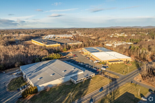 East Longmeadow consists of many industrial parks with manufacturers and distributors.