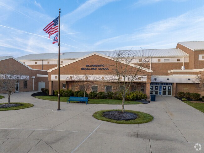 Williamsburg students attend a newly built junior and senior high school with modern facilities.