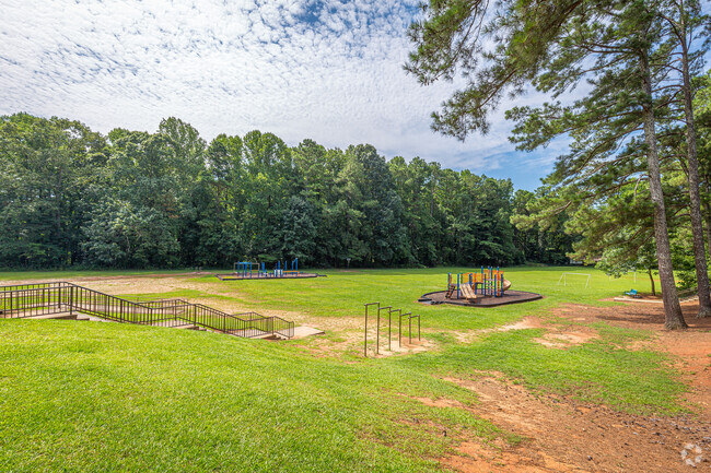 wide view of entire playground