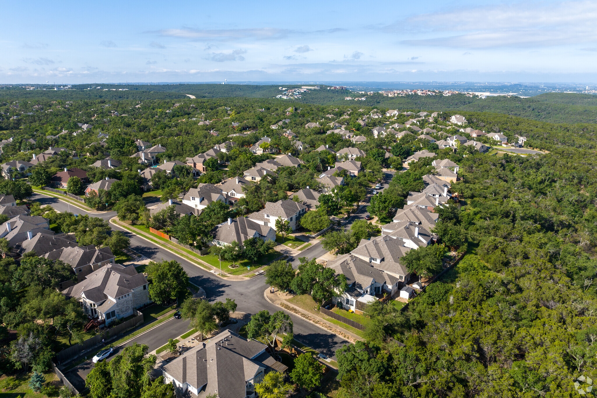 Grandview Hills, Austin offers a suburban lifestyle with hill country views and urban amenities.