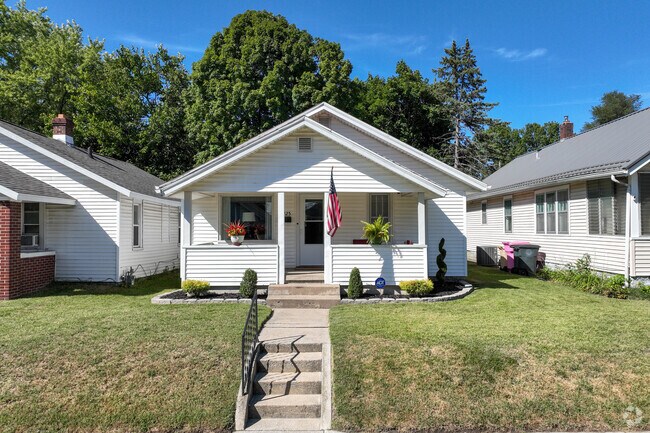 Homes with covered front porches are common throughout Kennedy Park.