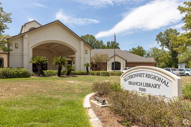 The Bluebonnet Branch Library offers critical resources in Wildwood.