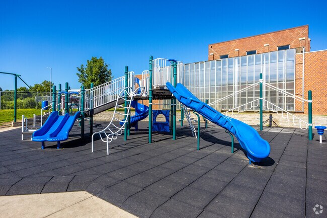 Hubbell Elementary has plenty of outdoor space to allow students to make the most of recess.