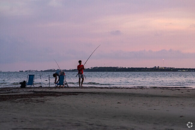 Downtown residents will enjoy fishing at Asbell Park beach.