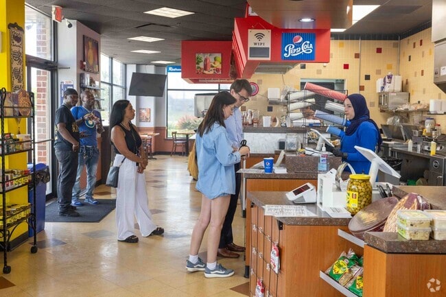 Mediterranean-inspired dishes like stuffed grape leaves are served at Moodys Subs and Sweets.