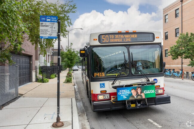 West Town residents can transit through the CTA buses.