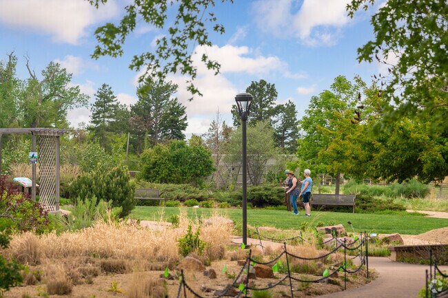The gardens by the Majestic View Nature Center are a great place for some quiet