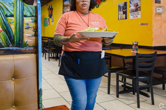 You can grab a quick lunch from The Donkey Mexican Restaurant.