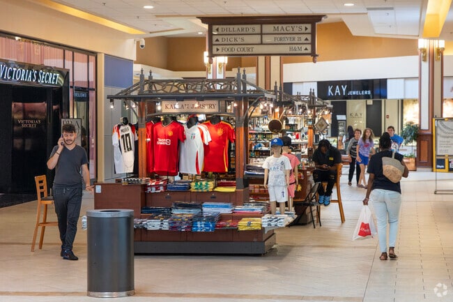 The Patrick Henry Mall carries a large variety of athletic footwear, apparel, and accessories.