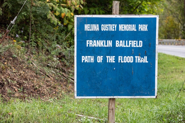 Play ball at Melvina Gustkey Memorial Park in Conemaugh Township.