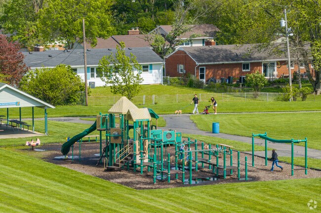 Jacot Park, near Far Hills, features a playground, soccer fields, basketball court and paved trails.