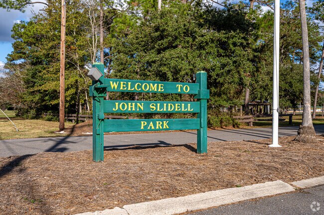 John Slidell Park is a great place for families to gather and have fun.